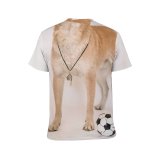 yanfind Adult Full Print T-shirts (men And Women) Active Adorable Amusing Ball Care Championship Competition Space Creature Cute Dog