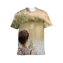 yanfind Adult Full Print T-shirts (men And Women) Admire Alone Anonymous Blurred Calm Contemplate Daytime Energy Faceless Female Grow
