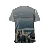 yanfind Adult Full Print T-shirts (men And Women) Aerial Architecture Building Center Central City Cityscape Commerce Complex Construction Contemporary
