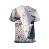 yanfind Adult Full Print T-shirts (men And Women) Adorable Canidae Cute Dog Laying Pet Rest Sleep Sleeping Sleepy