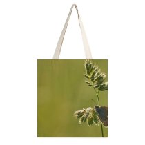 yanfind Great Martin Canvas Tote Bag Double Butterfly Insect Invertebrate Bush Plant Vegetation Flower Outdoors white-style1 38×41cm