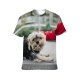yanfind Adult Full Print T-shirts (men And Women) Adorable Affection Blurred Bonding Boy Caress Casual Cement Charming Child Childhood City