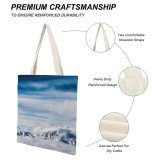 yanfind Great Martin Canvas Tote Bag Double Cloud Sky Switzerland Haute white-style1 38×41cm