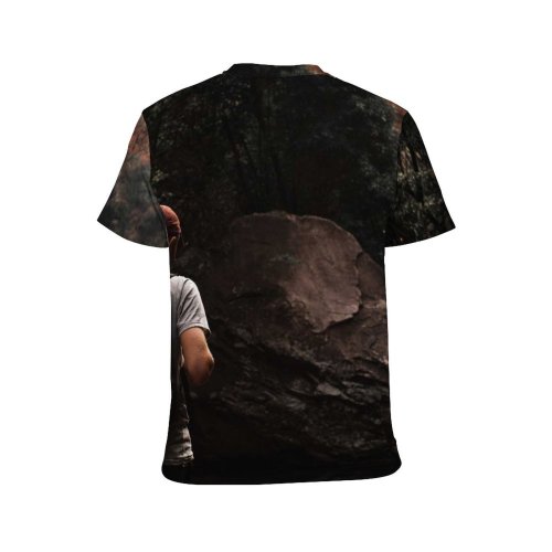 yanfind Adult Full Print T-shirts (men And Women) Admire Adventure Backpack Backpacker Blurred Boulder Canyon Casual Cliff Climb Discovery Expedition