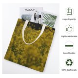 yanfind Great Martin Canvas Tote Bag Double Dill Flora Plant Seasoning Flower Depth Field Tree Wheat Flowers Filed white-style1 38×41cm