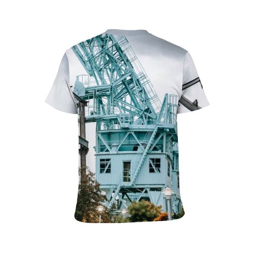 yanfind Adult Full Print T-shirts (men And Women) America Building Bush City Complex Construction District Domino Park Engineering Facility Factory
