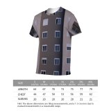yanfind Adult Full Print T-shirts (men And Women) Accommodation Apartment Architecture Area Balcony Building City Cityscape Construction Daylight Daytime Design