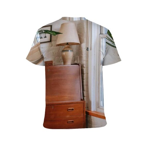yanfind Adult Full Print T-shirts (men And Women) Aged Art Bed Bedroom Blanket Chain Chair Comfort Commode Cozy Curtain Daylight