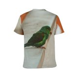yanfind Adult Full Print T-shirts (men And Women) Alone Beak Bird Building Calm Chick Colorful Construction Daylight Daytime Detail