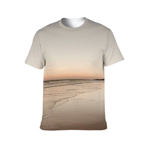 yanfind Adult Full Print T-shirts (men And Women) Affection Barefoot Beach Bonding Bridal Bride Celebrate Coast Couple Elegant Faceless Female