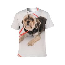 yanfind Adult Full Print T-shirts (men And Women) Adorable Care Space Creative Creature Curious Cute Doctor Dog Fake Friend