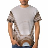 yanfind Adult Full Print T-shirts (men And Women) Aged Arch Arched Architecture Archway Art Attract Building Ceiling Classic Classy Colonnade
