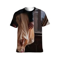 yanfind Adult Full Print T-shirts (men And Women) Aged Anonymous Architecture Damaged Light Fashion Female Flight Stairs Grungy Interior Leather