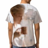 yanfind Adult Full Print T-shirts (men And Women) Anonymous Apartment Home Blurred Books Faceless Female Mug Profile Read Reading