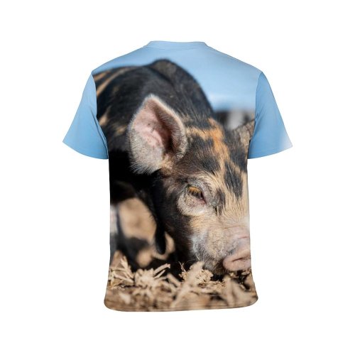 yanfind Adult Full Print T-shirts (men And Women) Agriculture Blurred Countryside Cultivate Daytime Domesticated Dry Ecology Farm Farmer Farmland