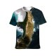 yanfind Adult Full Print T-shirts (men And Women) Aerial Photo Shot Bali Beach Coast Drone Footage Island Landscape Nusa Lembongan