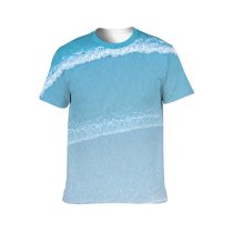 yanfind Adult Full Print T-shirts (men And Women) Aerial Aqua Baby Beach Beauty Coast Coastline Colorful Daytime Drone Flow