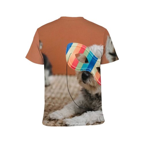 yanfind Adult Full Print T-shirts (men And Women) Accessory Adorable Bow Tie Calm Carpet Celebrate Cloth Colorful Comfort Cozy