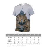 yanfind Adult Full Print T-shirts (men And Women) Accommodation Aged Apartment Architecture Attract Block Building City Classic Community Complex Construction
