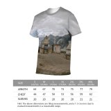 yanfind Adult Full Print T-shirts (men And Women) Ancient Architecture Attract Belief Buddhism Buddhist Chorten Cloudy Destination Exterior Faith