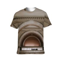 yanfind Adult Full Print T-shirts (men And Women) Aged America Anonymous Arch Architecture Art Balcony Building Ceiling City Classic Colonnade