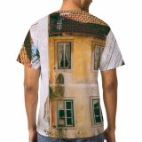 yanfind Adult Full Print T-shirts (men And Women) Aged Architecture Blot Sky Building City Complex Construction Curtain District Dwell Exterior