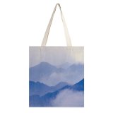 yanfind Great Martin Canvas Tote Bag Double Crest Range Outdoors Public Domain white-style1 38×41cm