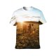 yanfind Adult Full Print T-shirts (men And Women) Anonymous Backlit Bridle Cattle Cloudy Sky Countryside Cow Creature Distant Dog Evening