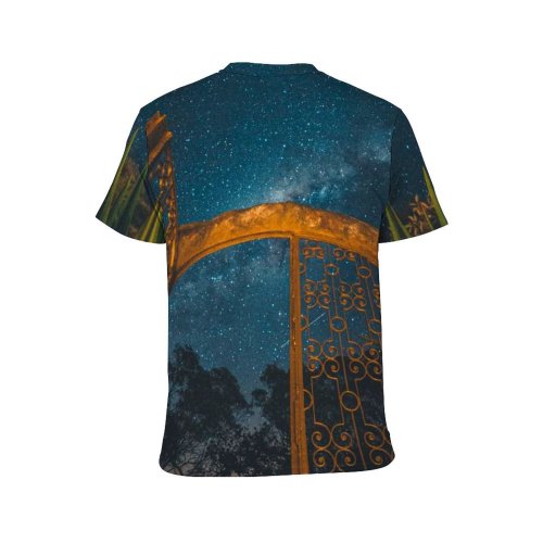 yanfind Adult Full Print T-shirts (men And Women) Astrology Astronomy Atmosphere Sky Breathtaking Colorful Space Cosmos Dark Dusk Evening