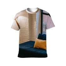 yanfind Adult Full Print T-shirts (men And Women) Acoustic Apartment Carpet Comfort Contemporary Couch Cozy Creative Cushion Decor Decorate Decoration