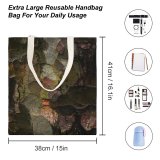 yanfind Great Martin Canvas Tote Bag Double Cave Thame Uk Art HQ Texturised Oldtree Old Wildlife Spectrum Earthy Colour white-style1 38×41cm