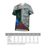yanfind Adult Full Print T-shirts (men And Women) Admire Aged Ancient Anonymous Architecture Attract Backpack Bicycle Bike Brick Wall Building