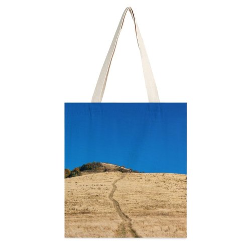 yanfind Great Martin Canvas Tote Bag Double Field Grassland Outdoors Countryside Mound Hill Creative Commons white-style1 38×41cm