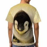 yanfind Adult Full Print T-shirts (men And Women) Antarctic Antarctica Bird Cute Emperor Penguin Fur Isolated Polar Snow Wild