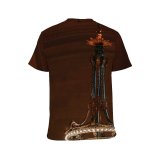 yanfind Adult Full Print T-shirts (men And Women) Aged Architecture Attract Brick Wall Building Ceiling Chandelier Classic Construction Decor