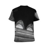 yanfind Adult Full Print T-shirts (men And Women) Aged America Arch Architecture Attract Brick Building Bw Ceiling Cement Classic Column