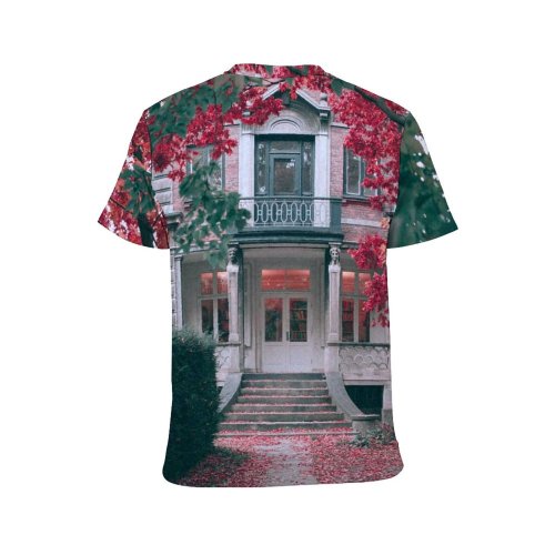 yanfind Adult Full Print T-shirts (men And Women) Accommodation Aged Architecture Balcony Botany Branch Building Bush Construction Cottage Design