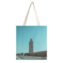 yanfind Great Martin Canvas Tote Bag Double Building Architecture Monument Steeple Spire Lighthouse Dome Column Pillar Obelisk white-style1 38×41cm