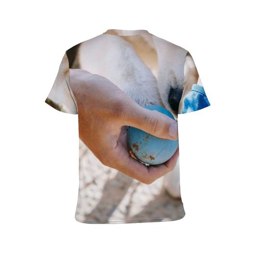 yanfind Adult Full Print T-shirts (men And Women) Anonymous Attentive Backlit Ball Blurred Charming Chordate Crop Cute Dog