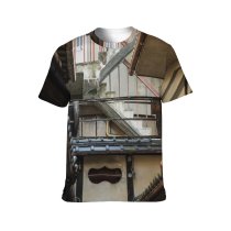 yanfind Adult Full Print T-shirts (men And Women) Aged Architecture Building City Complex Construction Daytime District Dry Dwell Exterior Facade