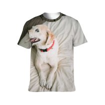 yanfind Adult Full Print T-shirts (men And Women) Adorable Bed Bedroom Calm Comfort Creature Crumple Curious Cute Dog Fauna