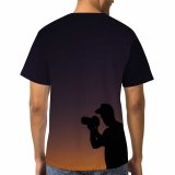 yanfind Adult Full Print T-shirts (men And Women) Alone Anonymous Capture Casual Cloudless Countryside Dark Dusk Evening Explore Field