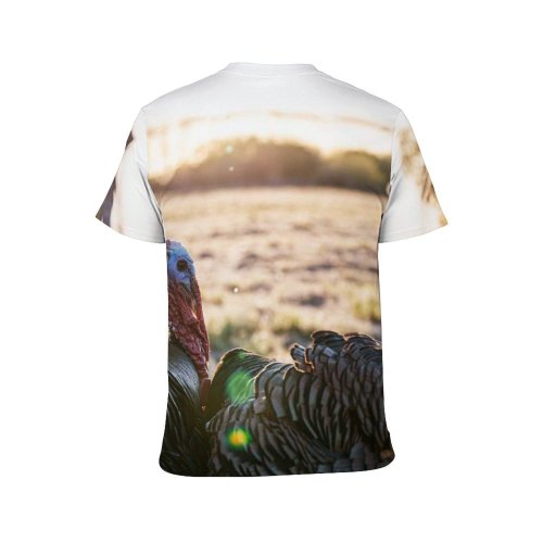 yanfind Adult Full Print T-shirts (men And Women) Agriculture Autumn Beak Bird Blurred Calm Country Countryside Creature Domesticated