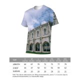 yanfind Adult Full Print T-shirts (men And Women) Aged Ancient Arch Architecture Atmosphere City Cloudy Space Decor Decoration
