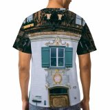 yanfind Adult Full Print T-shirts (men And Women) Aged Architecture Art Artwork Backdrop Building Bull City Construction Space Creative Daytime
