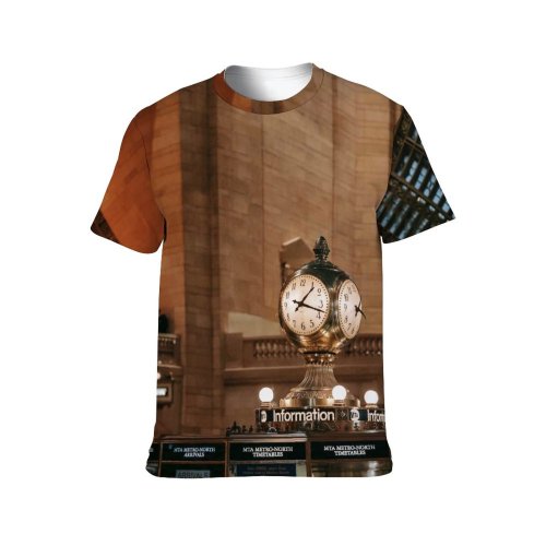 yanfind Adult Full Print T-shirts (men And Women) Aged America Architecture Balcony Brick Wall Building Ceiling Cement Classic Column