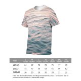 yanfind Adult Full Print T-shirts (men And Women) Abstract Amazing Aqua Azure Bay Breathtaking Calm Space Dawn Dusk Evening