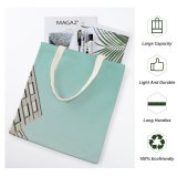 yanfind Great Martin Canvas Tote Bag Double Building London Architecture Urban City Outdoors Canary Wharf United Countryside Rural white-style1 38×41cm
