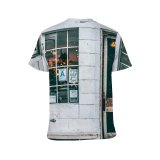 yanfind Adult Full Print T-shirts (men And Women) Aged Architecture Authentic Broken Building City Corrosion Damage Daylight Daytime Destruct