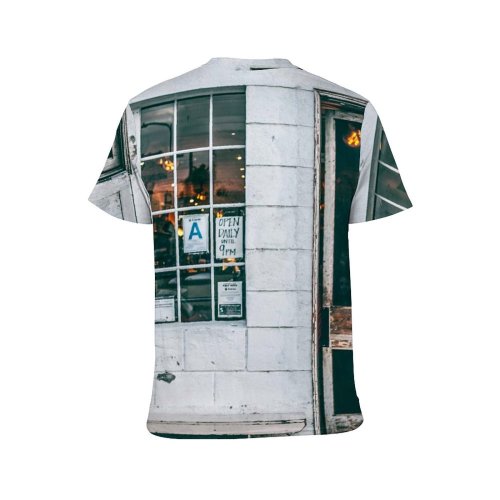 yanfind Adult Full Print T-shirts (men And Women) Aged Architecture Authentic Broken Building City Corrosion Damage Daylight Daytime Destruct
